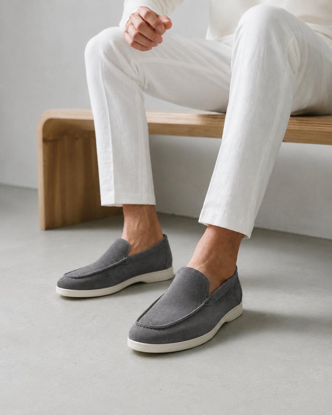 Old Money Casual Suede Loafers