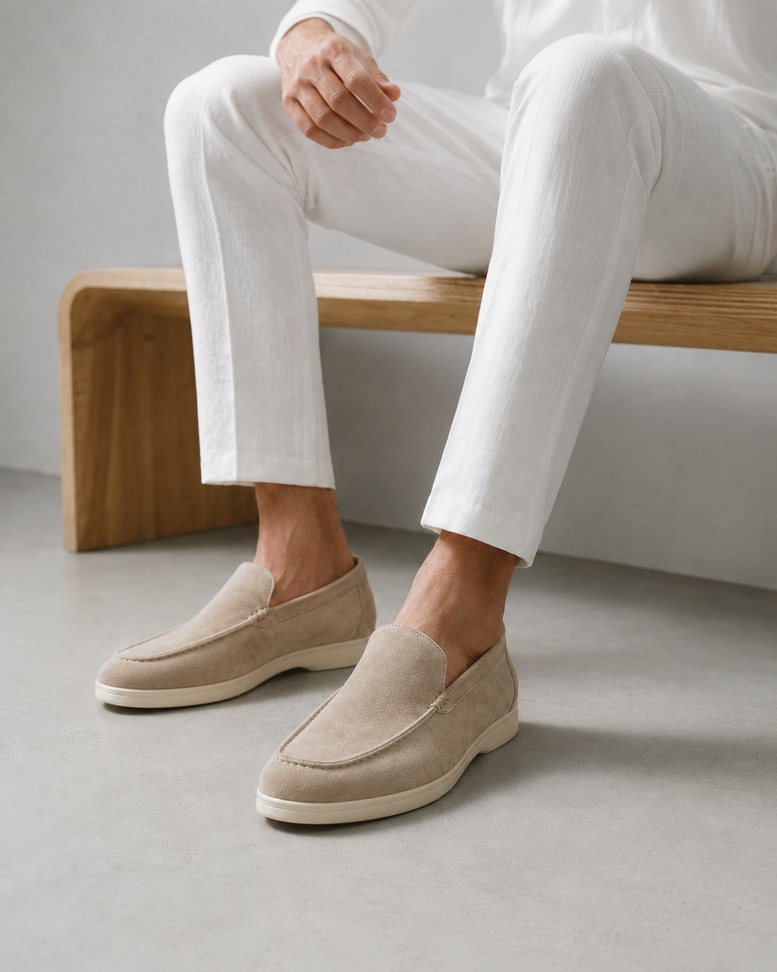 Old Money Casual Suede Loafers