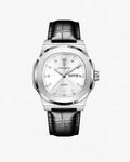 Square Watch With Leather Strap