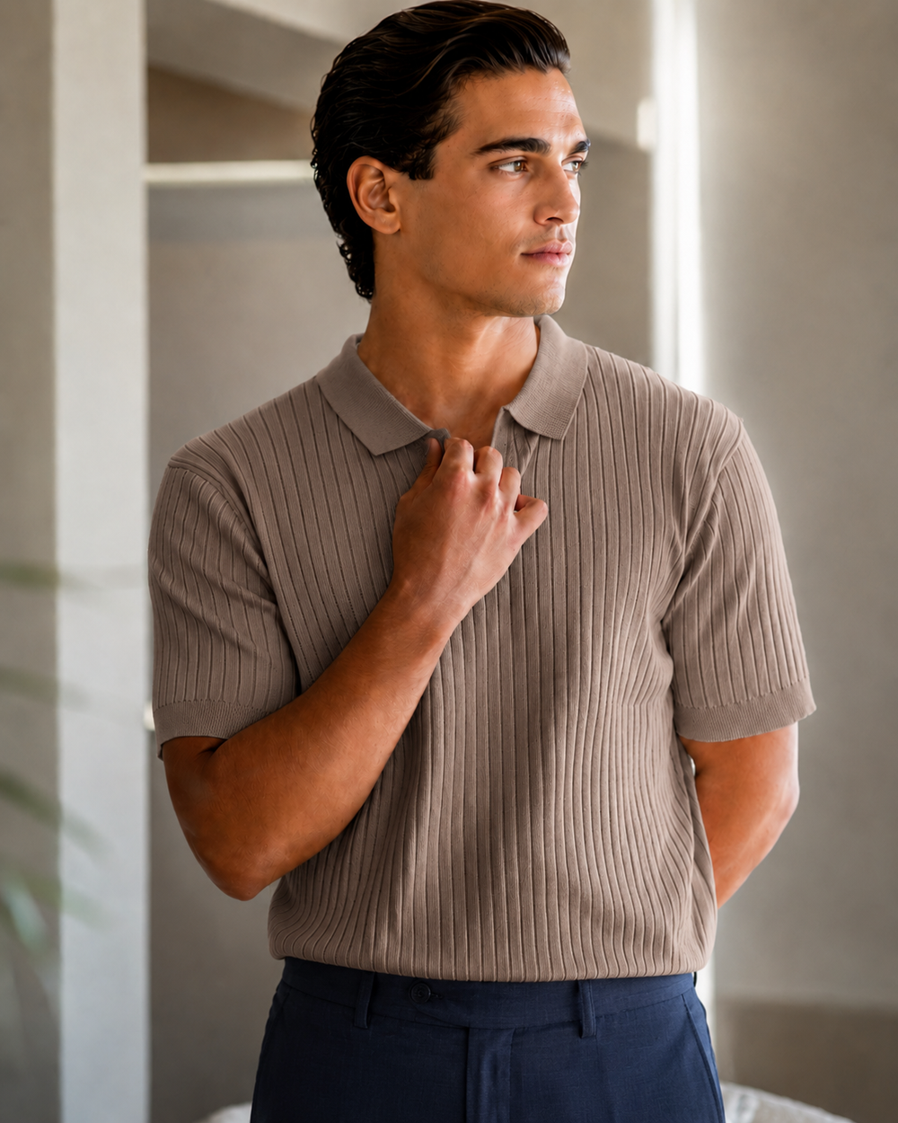 Striped Polo Shirt – Refined Summer Casual Style