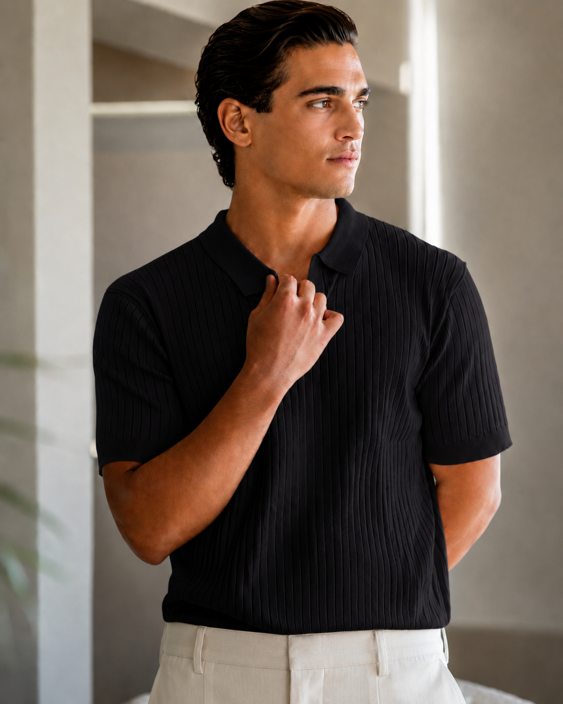 Striped Polo Shirt – Refined Summer Casual Style