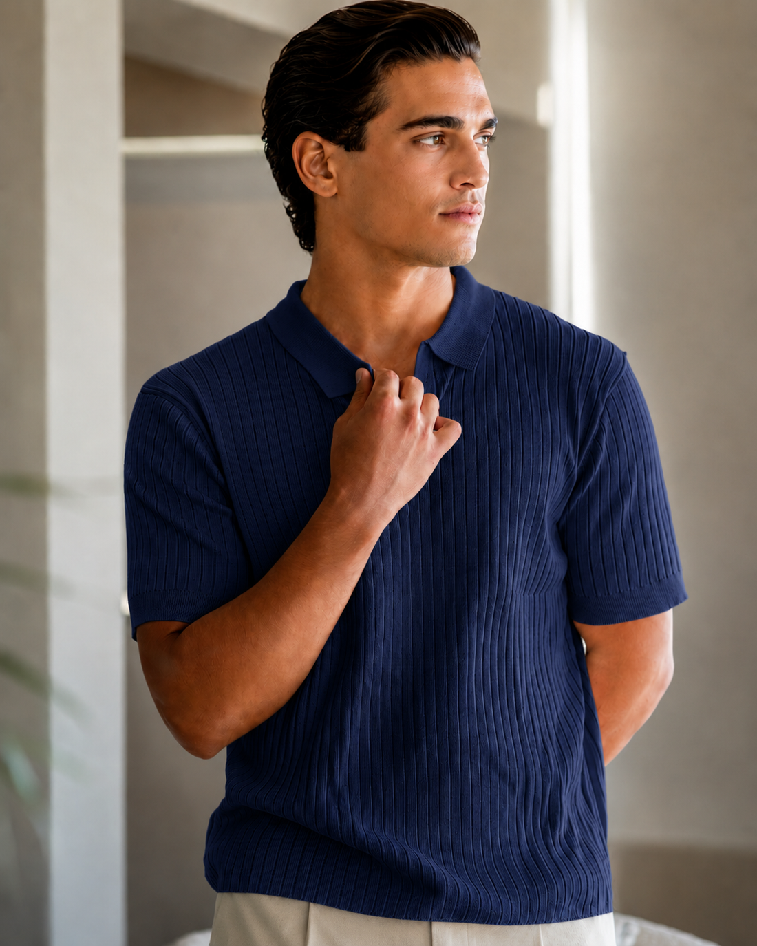 Striped Polo Shirt – Refined Summer Casual Style