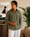 Old Money Cotton Shirt – Elegant Long Sleeve