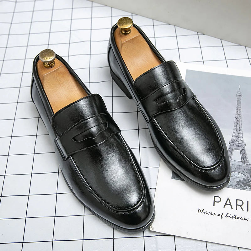 Premium Leather Loafers – Smart Casual Elegance