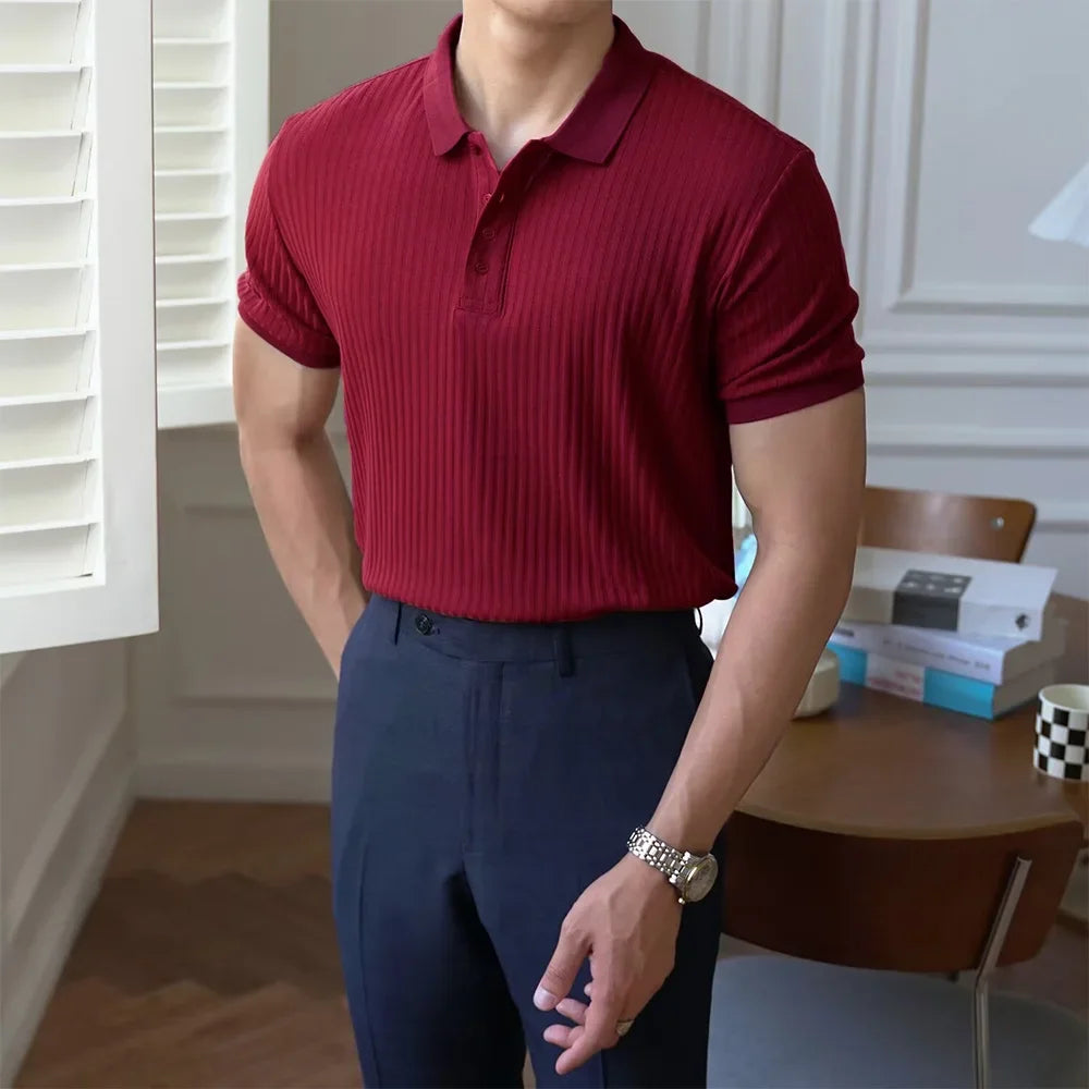 Striped Polo Shirt – Refined Summer Casual Style