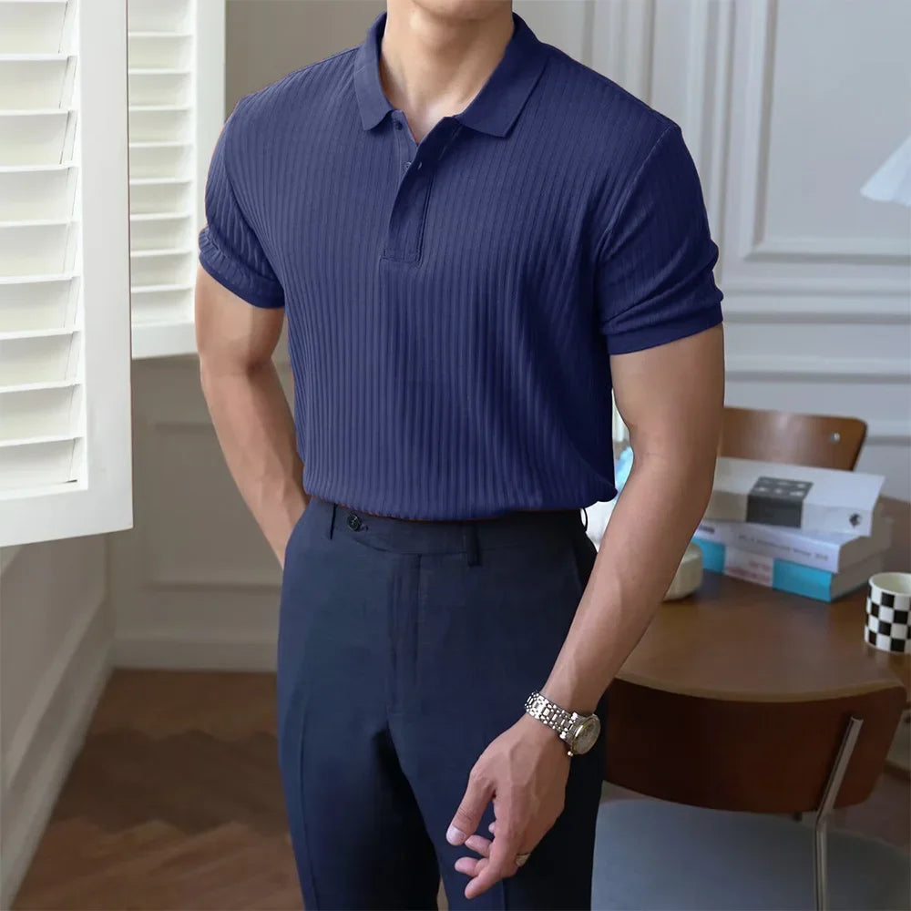Striped Polo Shirt – Refined Summer Casual Style
