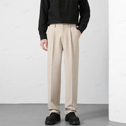 Old Money Straight-Leg Pants – Timeless Casual Elegance