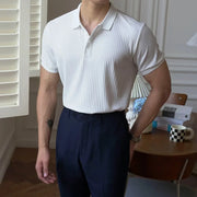 Striped Polo Shirt – Refined Summer Casual Style