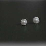 Upscale 14k Gold Jewelry Real Gold  Earrings Zircon Pearl Twist Luxury Stud Earrings for Women Brincos Pendientes Bijoux